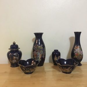 Vintage Japanese Satsuma pottery  lot!!!